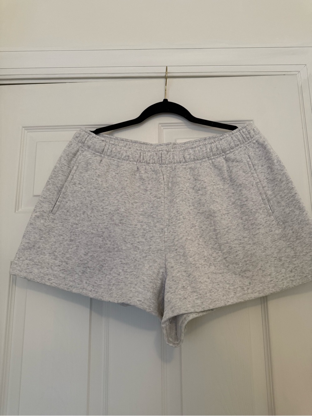 aerie Light Heather Gray Athletic Lounge Shorts